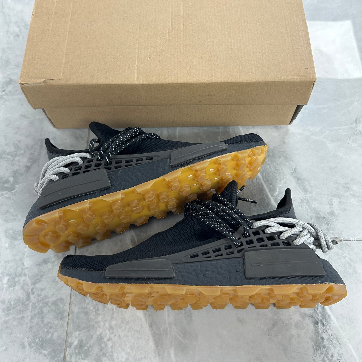 Adidas NMD Hu Trail Pharrell Now Is Her Time Black (Used)(No Box)