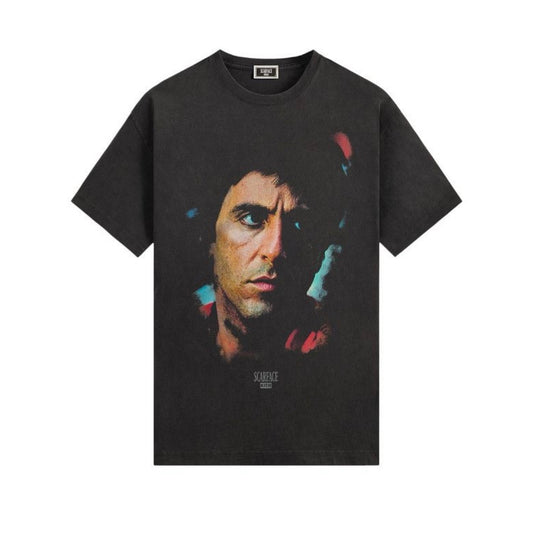 Kith x Scarface Tony Portrait Vintage Tee Black
