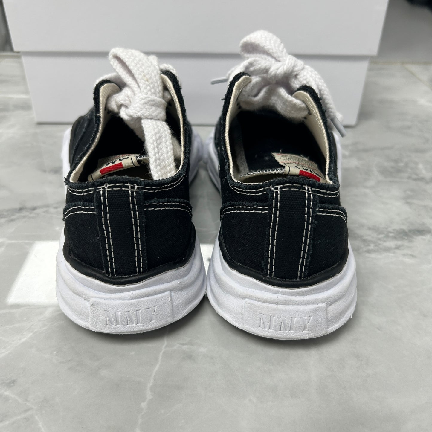 Maison Mihara Yasuhiro Peterson OG Sole Canvas Low Black (USED)