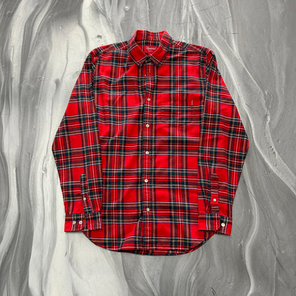 Supreme Tartan Flannel Shirt Red