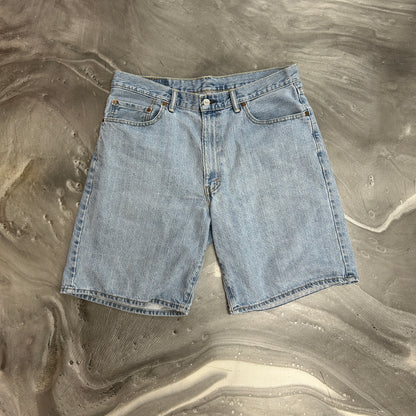 550 Blue Levi Jean Shorts
