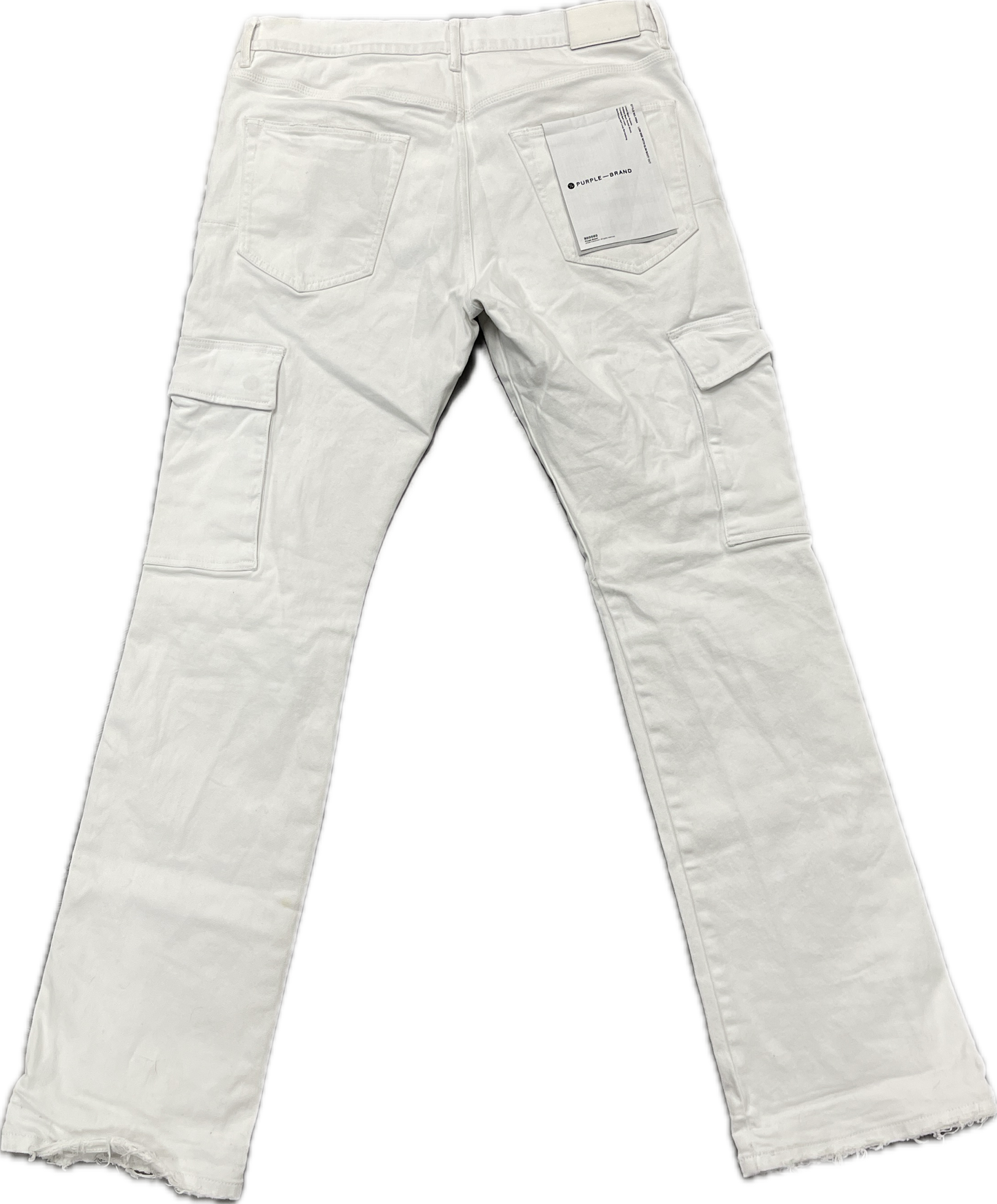 White Cargo Purple Jeans