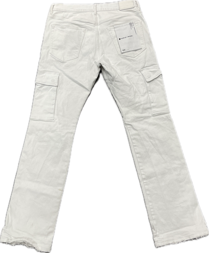 Purple White Cargo Denim Jeans