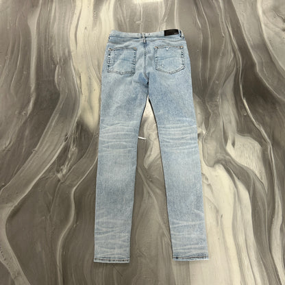 Amiri Crystal MX1 Blue Denim