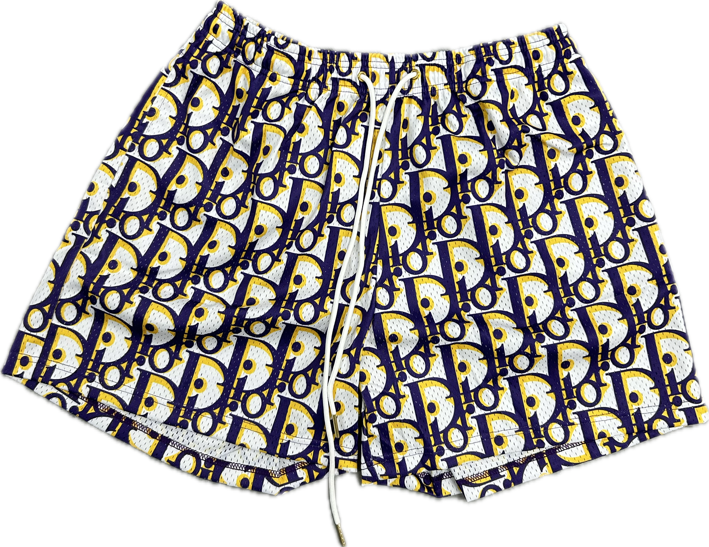 Designer Print Lakers Dior Shorts