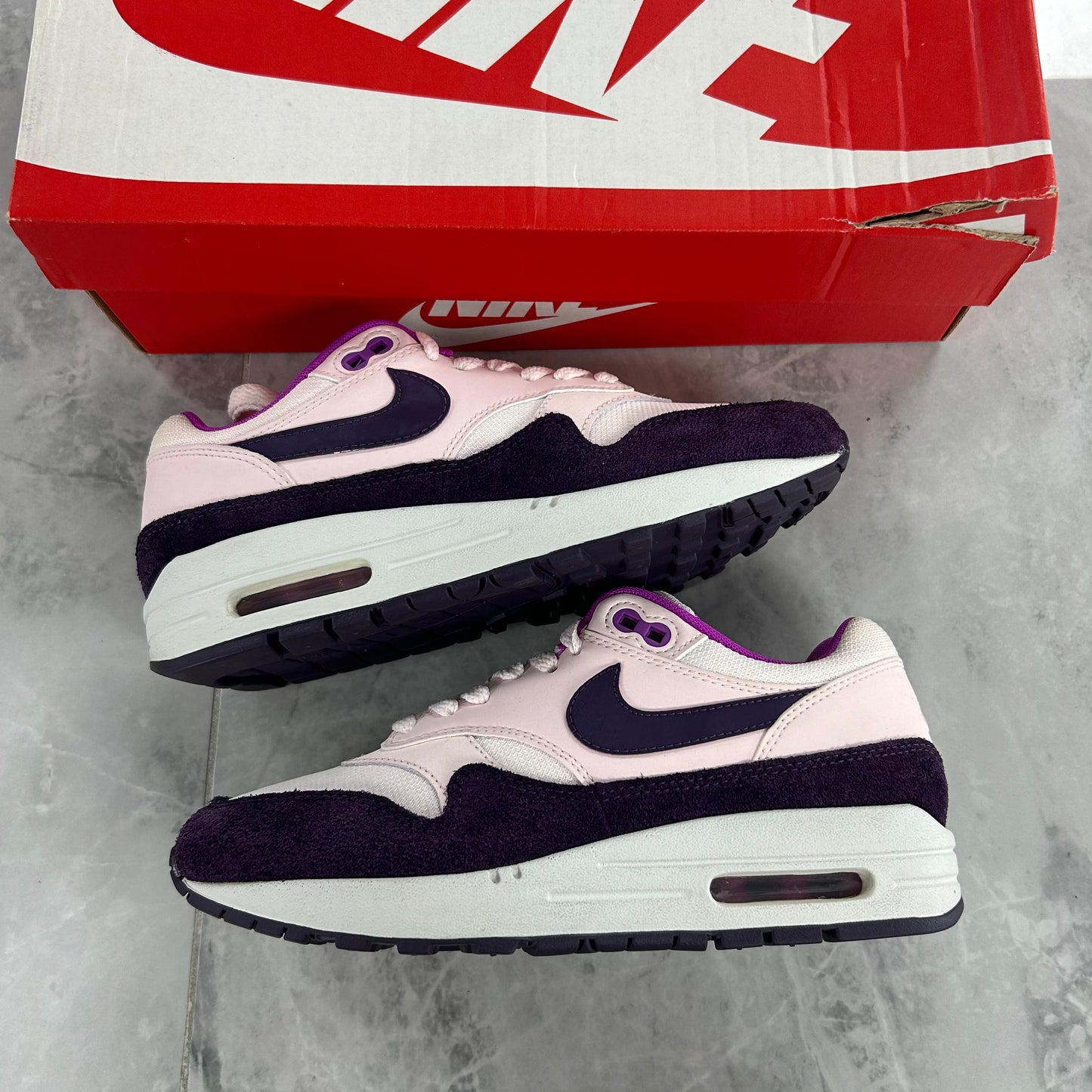 Nike Air Max 1 Light Soft Pink Grand Purple (USED)