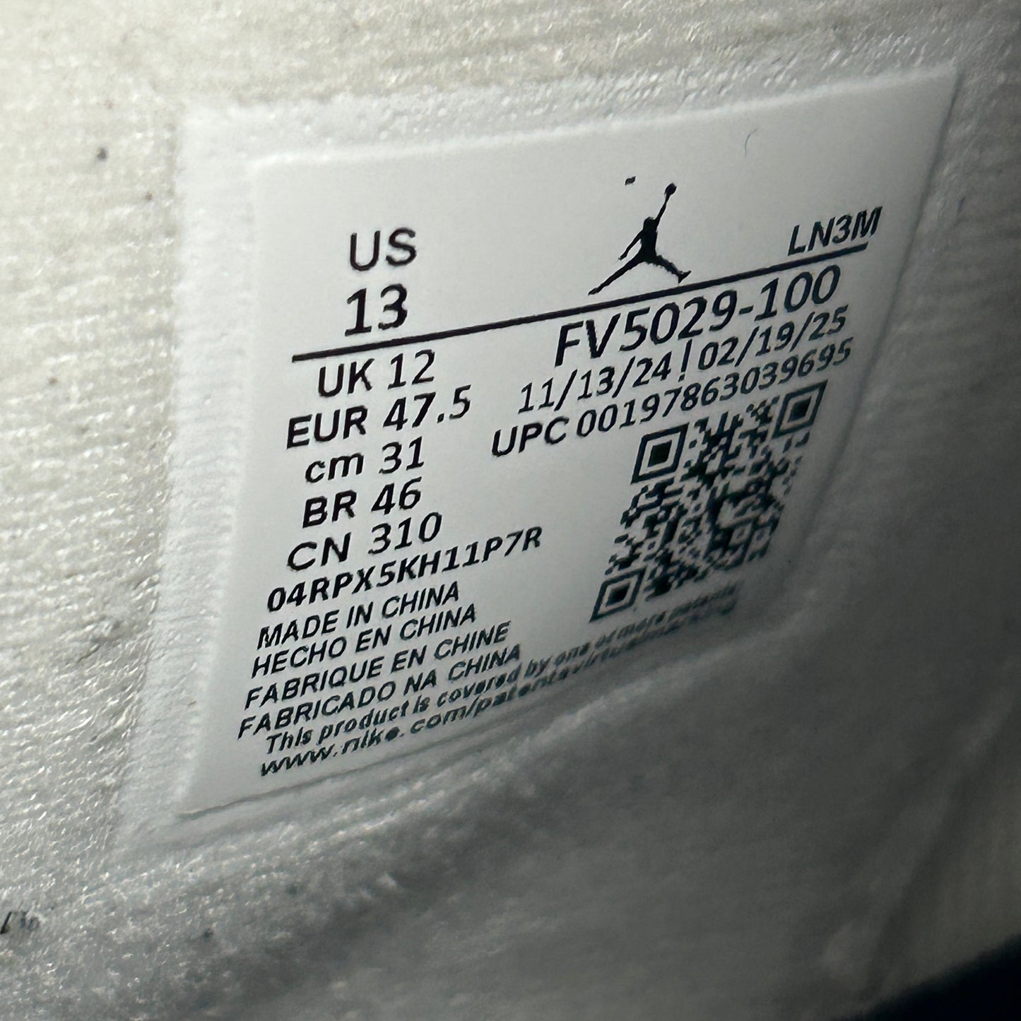 Air Jordan 4 Retro OG White Cement 2025 (Used)
