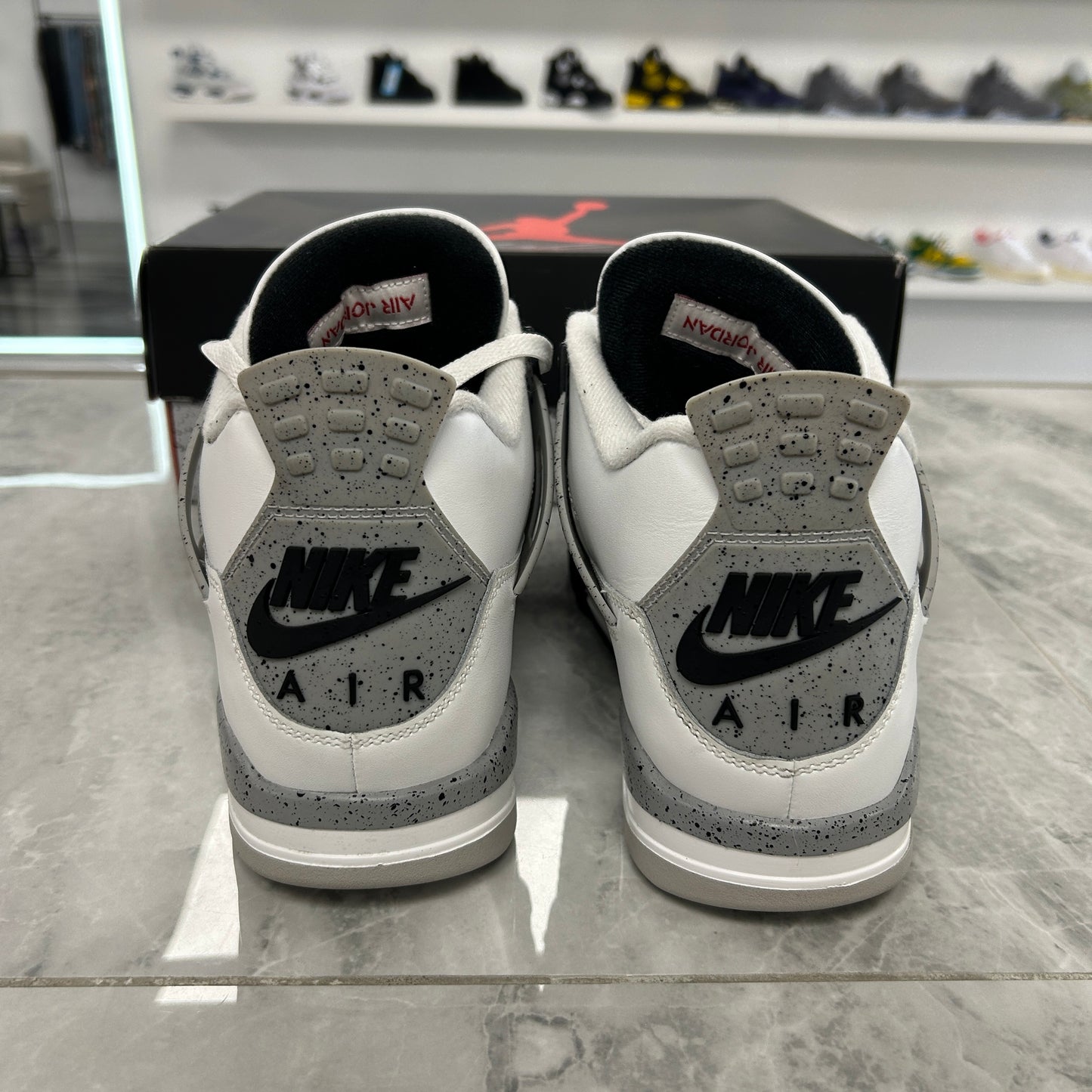 Jordan 4 Retro White Cement (USED)(SZ 11.5M)