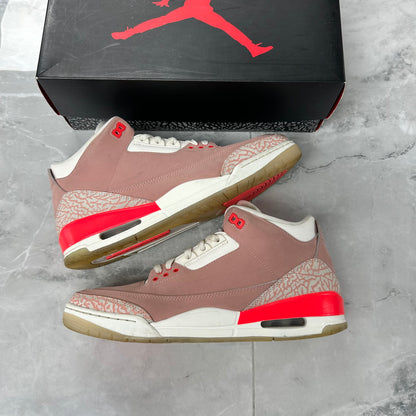 Jordan 3 Retro Rust Pink (USED)(NO INSOLES)