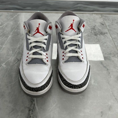 Jordan 3 Retro Fire Red (2022)(Used)(No Box)
