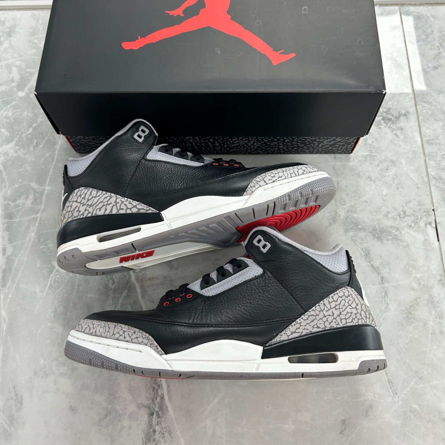 Air Jordan 3 Retro OG Black Cement 2024 (USED)