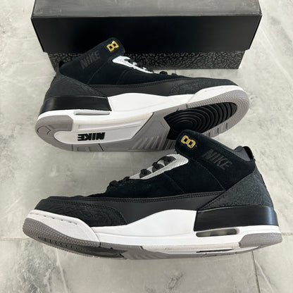 Jordan 3 Retro Tinker Black Cement Gold (USED)