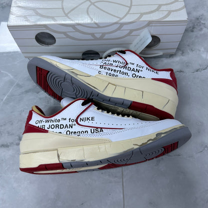 Jordan 2 Retro Low SP Off-White White Red (USED)