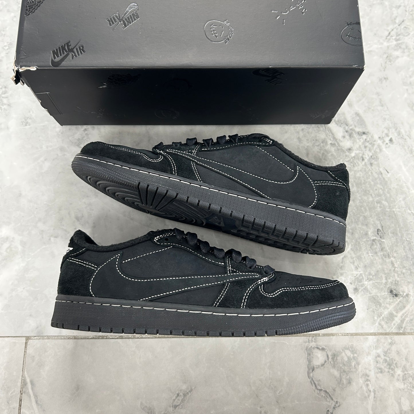 Jordan 1 Retro Low OG SP Travis Scott Black Phantom (USED)