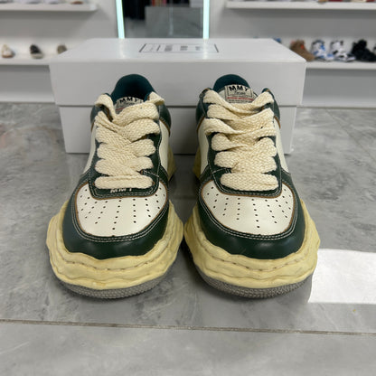 Maison Mihara Yasuhiro Wayne OG Sole Vintage Leather Low Green White (USED)