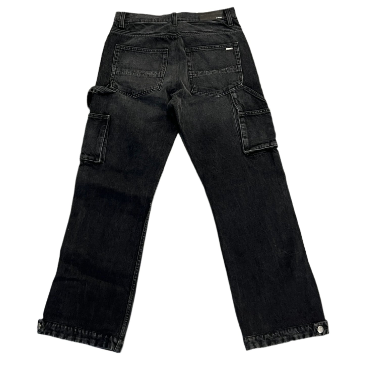 Amiri Black Double Knee Carpenter Denim Jeans