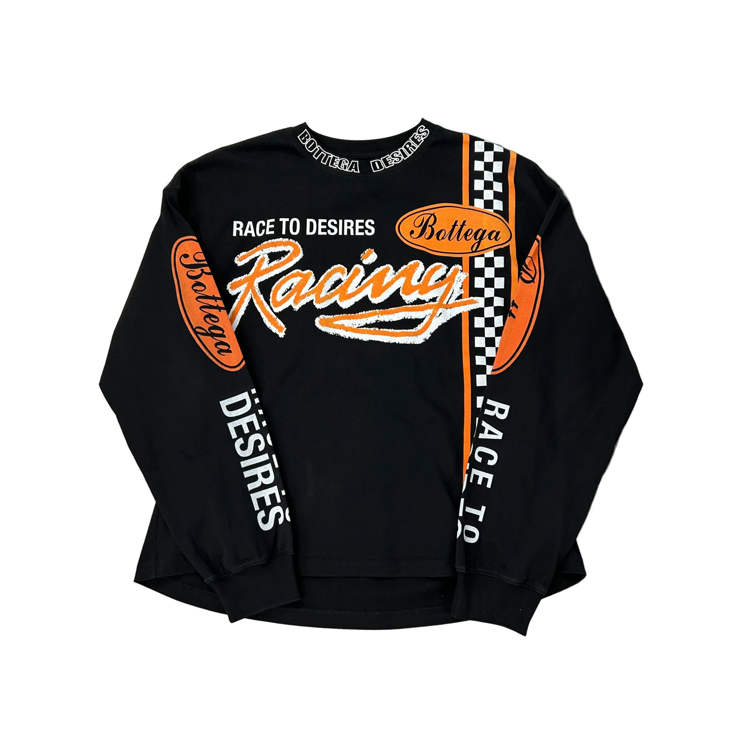 Bottega Desires Race To Desires Longsleeve Tee Black