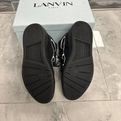Lanvin Curb Sneakers 'Black Grey' (USED)