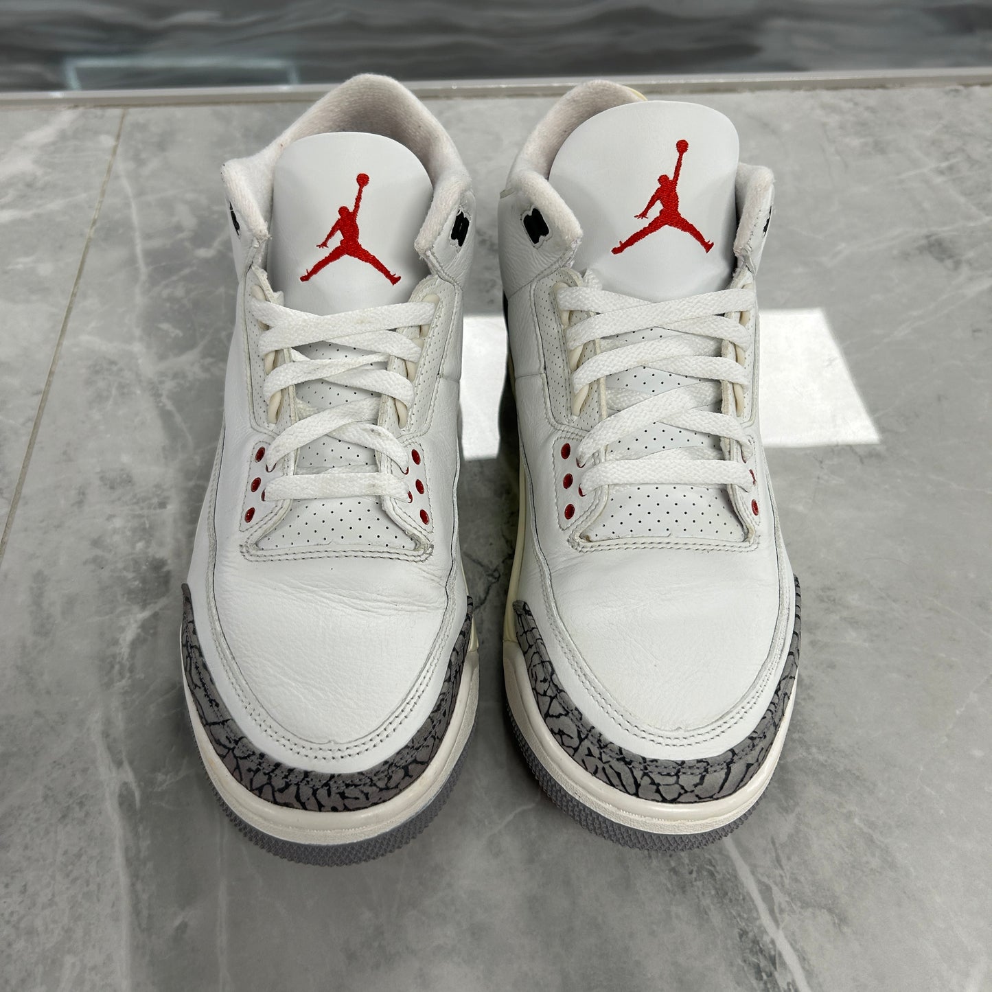 Air Jordan 3 Retro White Cement Reimagined (USED NO BOX)