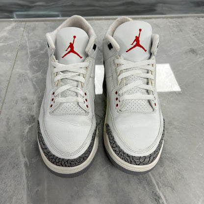 Air Jordan 3 Retro White Cement Reimagined (USED NO BOX)