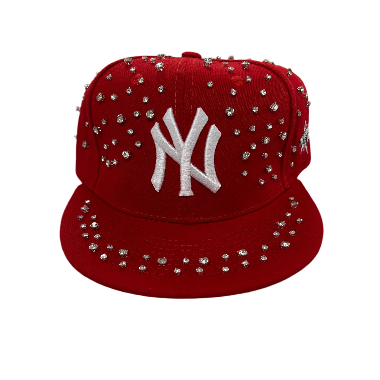 Retrovert Red Embelished NY Hat
