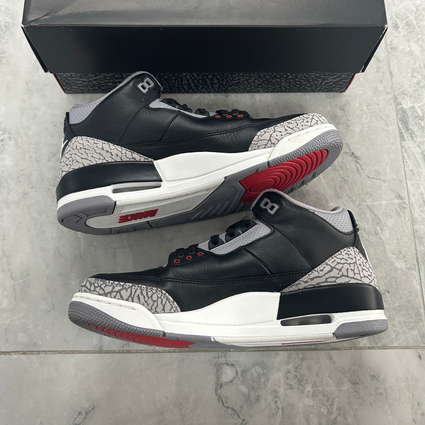 Air Jordan 3 Retro OG Black Cement 2024 (USED)