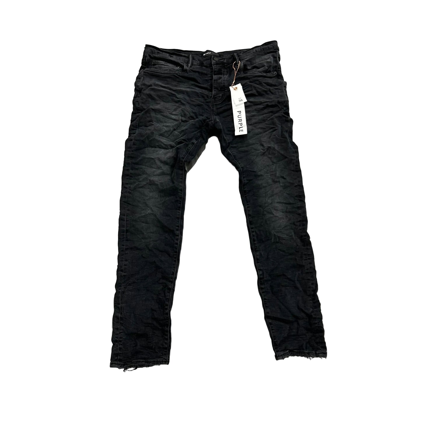 Purple Brand P001 Washed Black Skinny Jeans