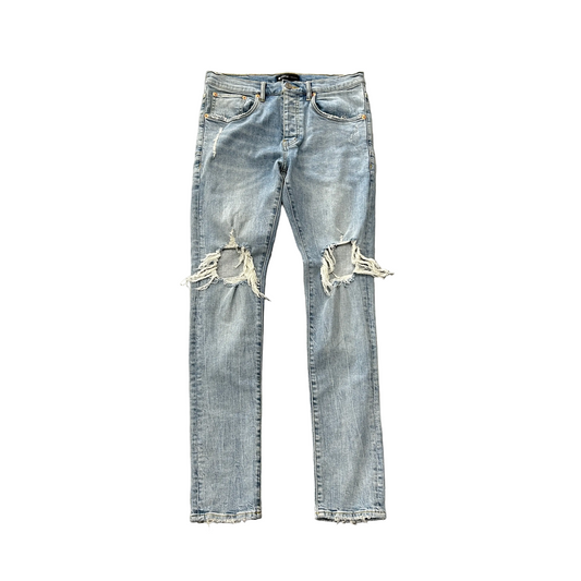 Purple Brand P002 Ripped Blue Denim