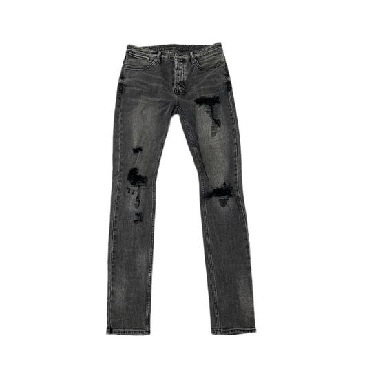 Ksubi Van Winkle Angst Trashed 001 Black Denim