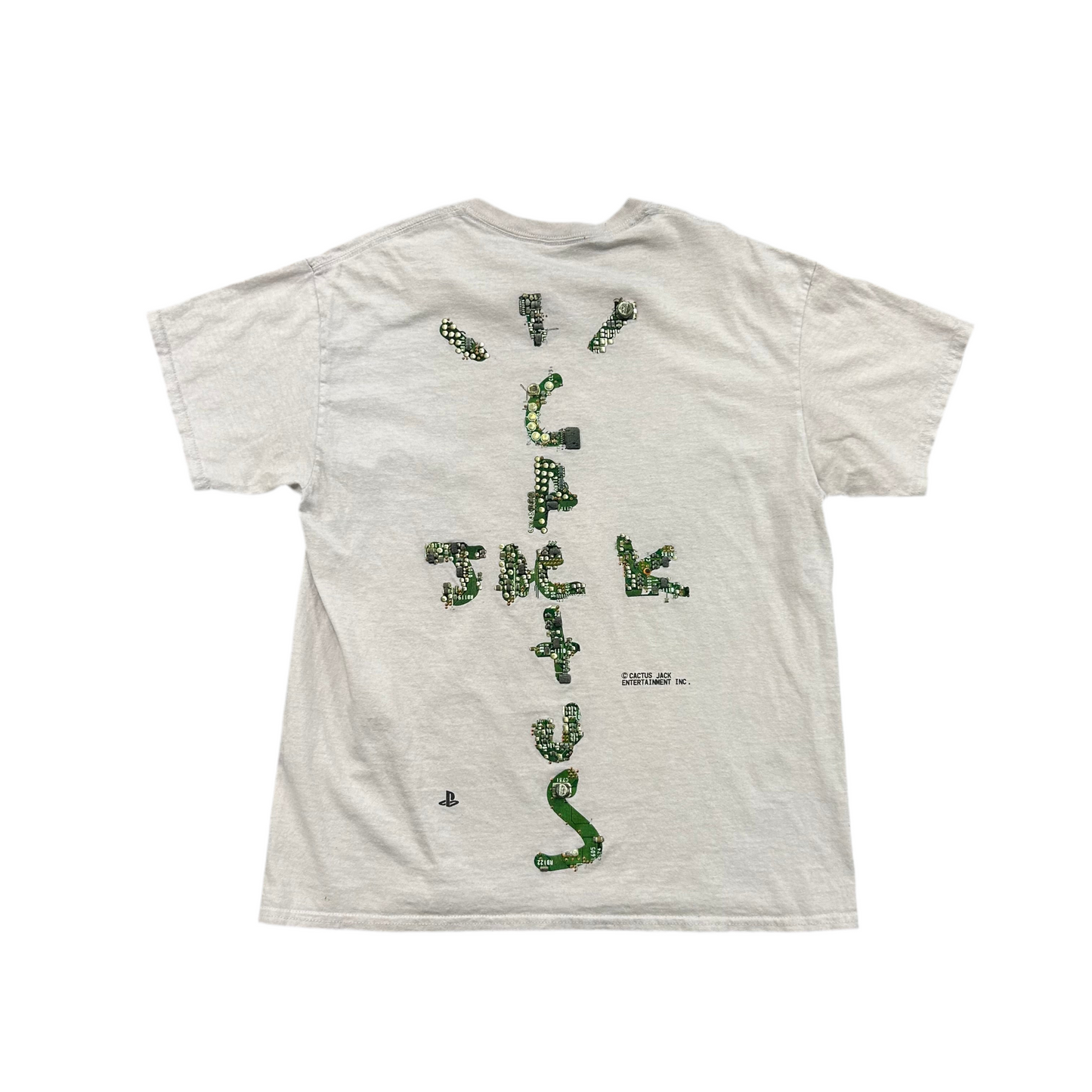 Travis Scott Motherboard Logo Ill T-shirt Grey