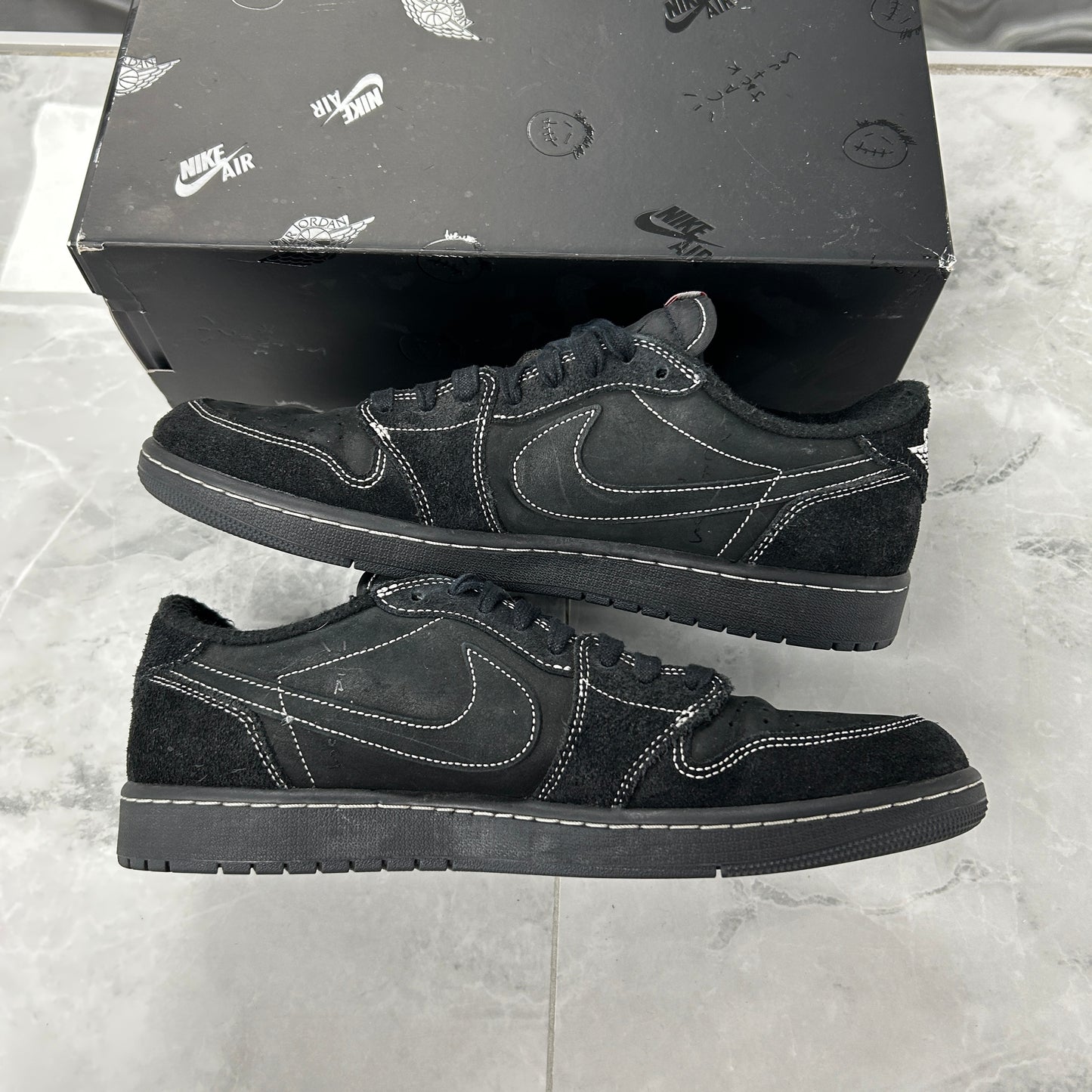 Jordan 1 Retro Low OG SP Travis Scott Black Phantom (USED)