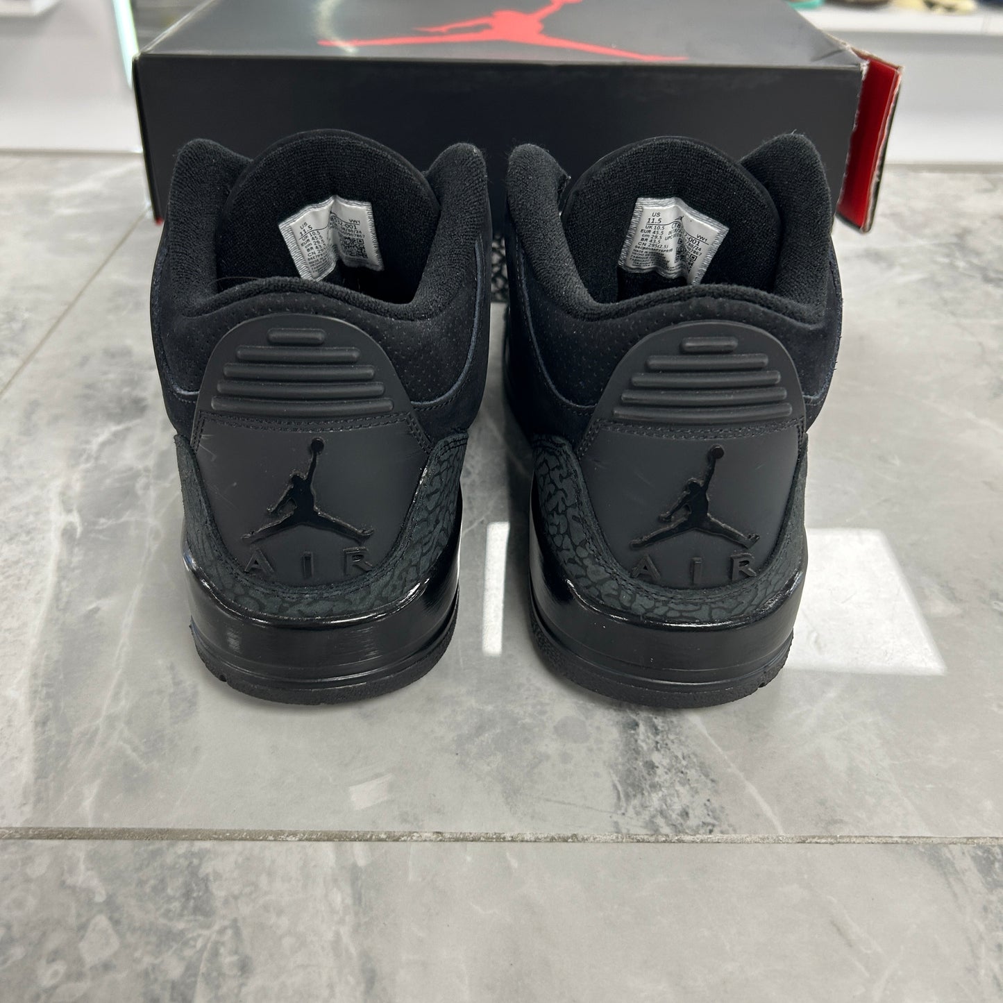 Air Jordan 3 Retro Black Cat 2025 (USED)