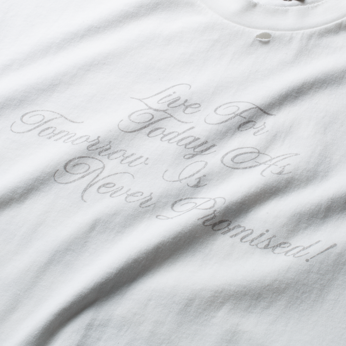 Boredom Kills Tomorrow Tee White