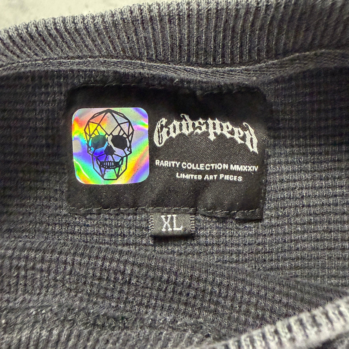 Godspeed Pit Stop L/S Thermal T-shirt
Black Wash