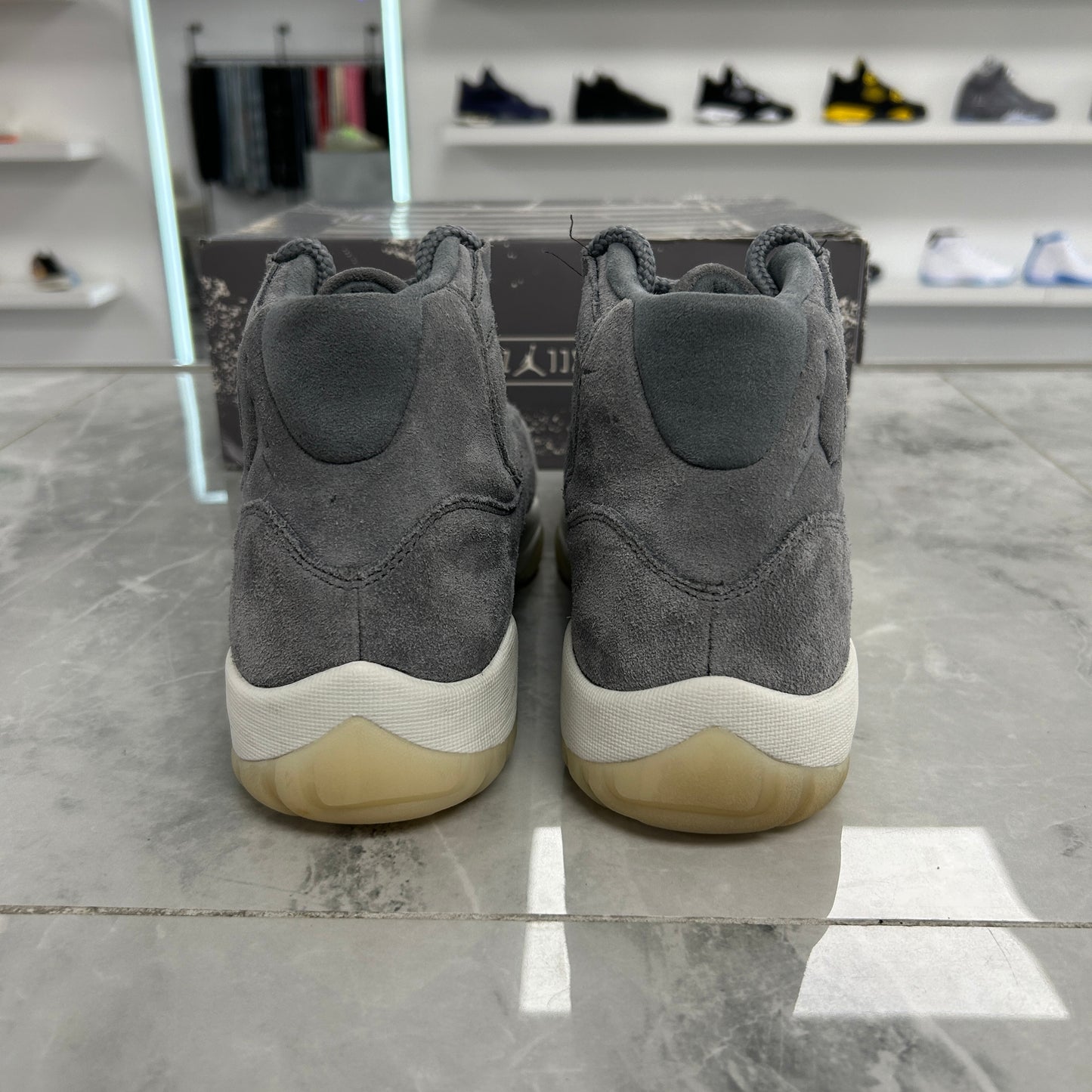 Jordan 11 Retro Pinnacle Grey Suede (USED)