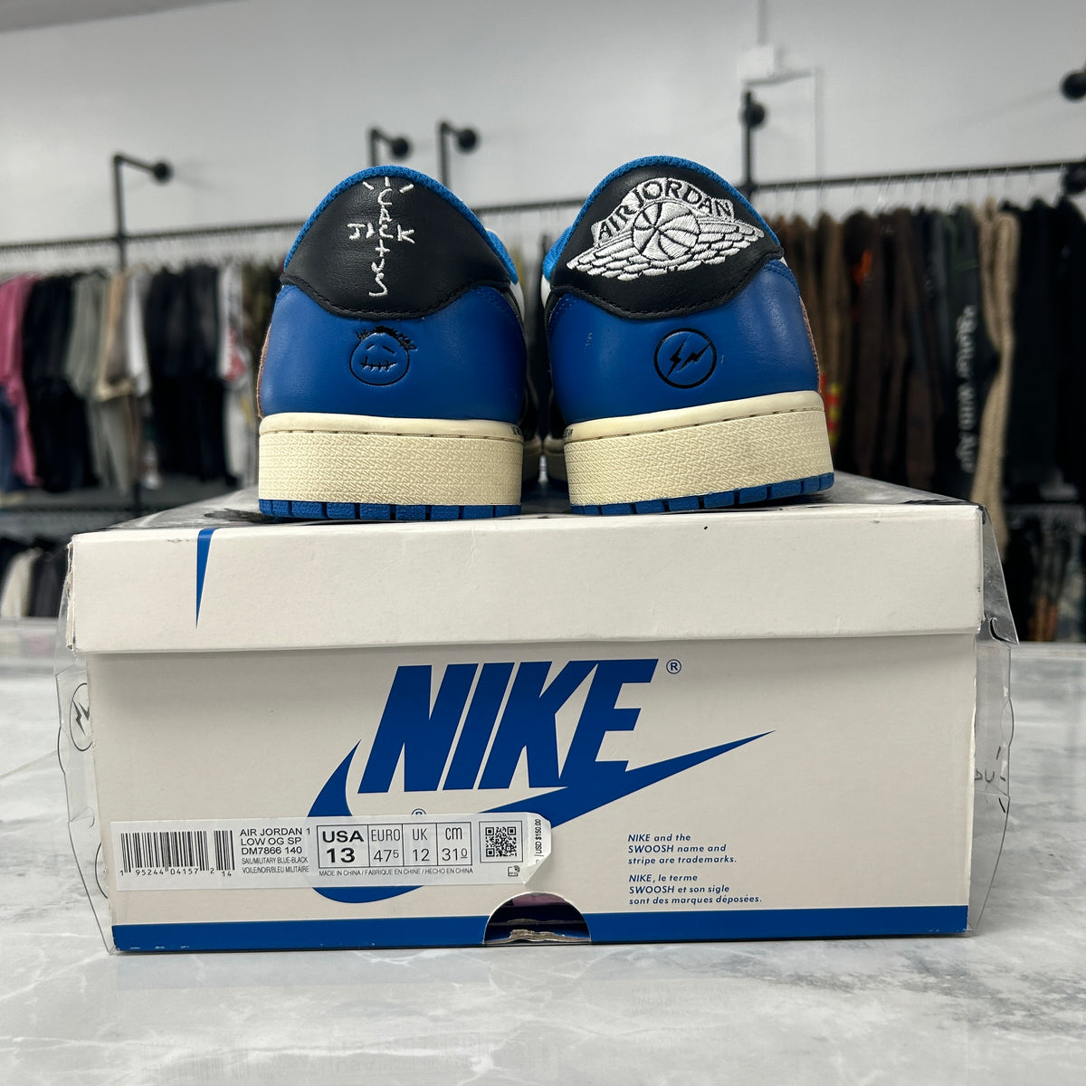 Jordan 1 Retro Low OG SP Fragment x Travis Scott (USED)