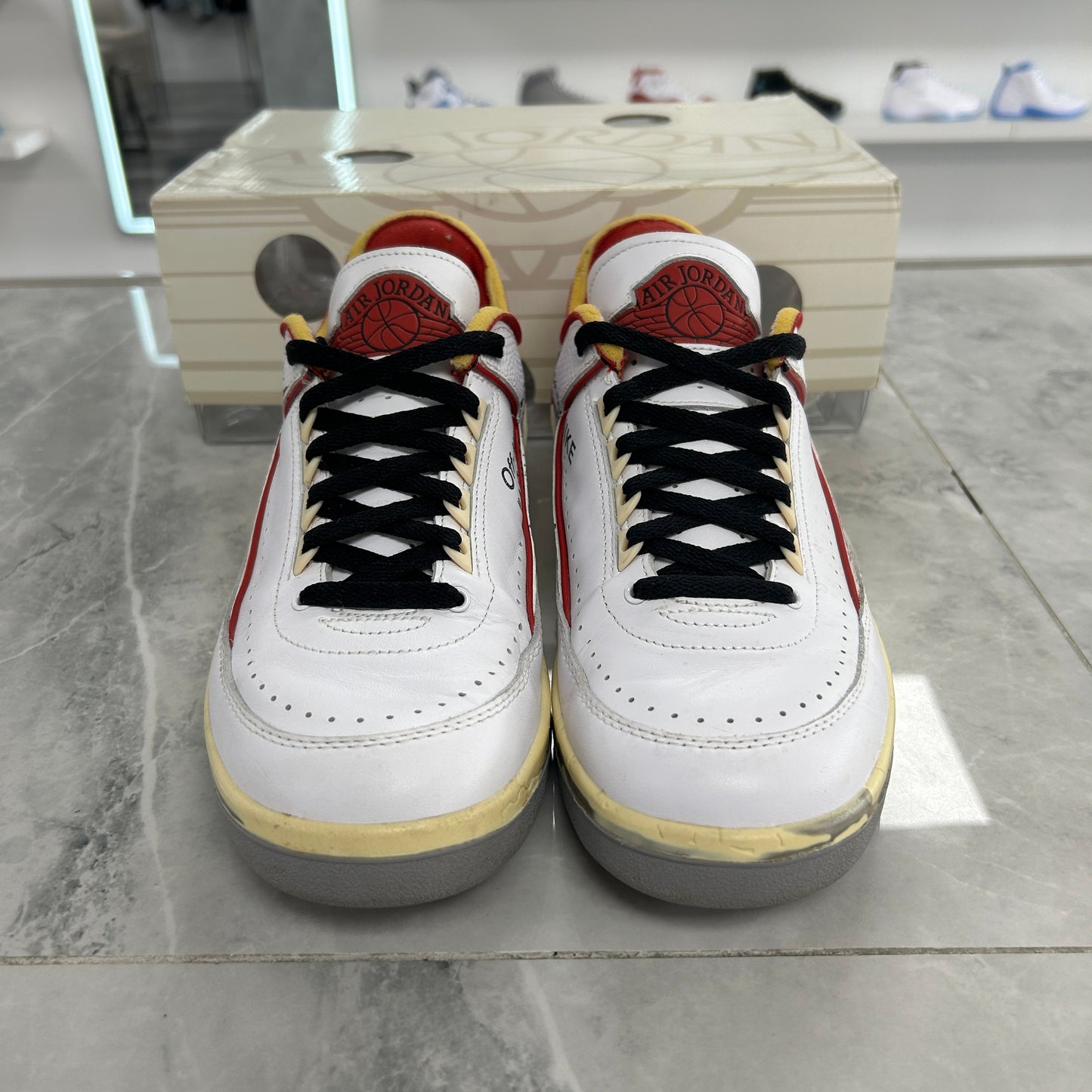 Jordan 2 Retro Low Off-White Red (USED)