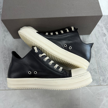 Rick Owens Ramones Low Sneaker Black Milk (USED)