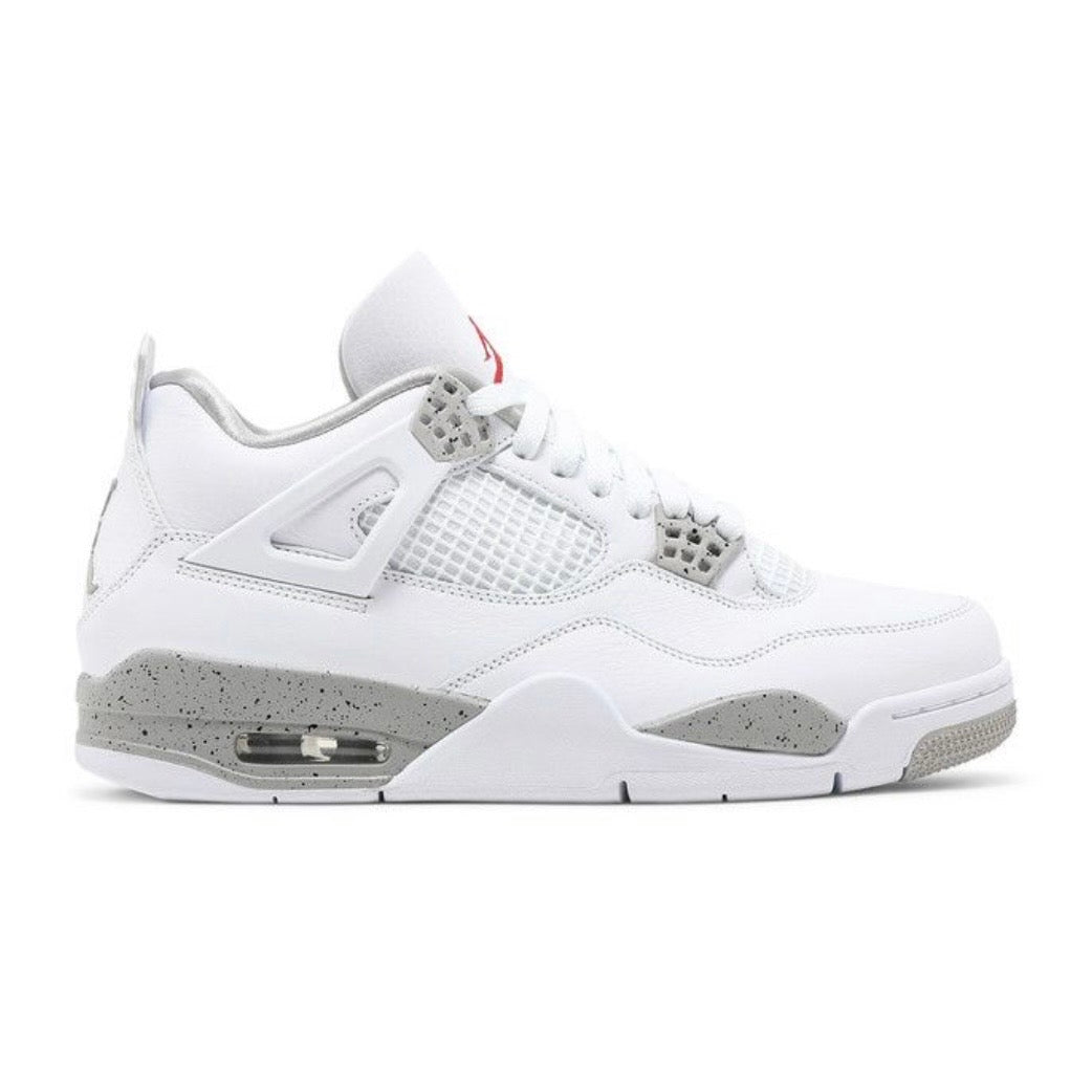 Jordan 4 Retro White Oreo used no box — lateral — Cold Shoulder Kicks Palm Beach