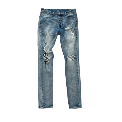 Ksubi Van Winkle Punk Blue Scribe 098 Denim
