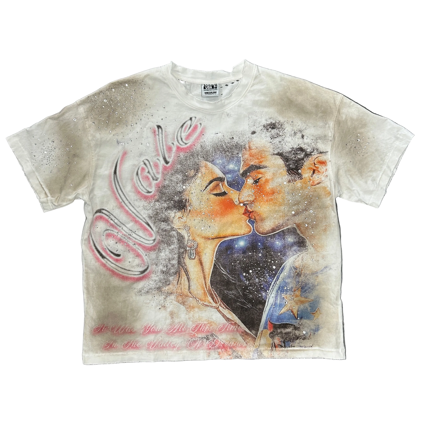 Vale Forever Fated Yours Bling Tee White