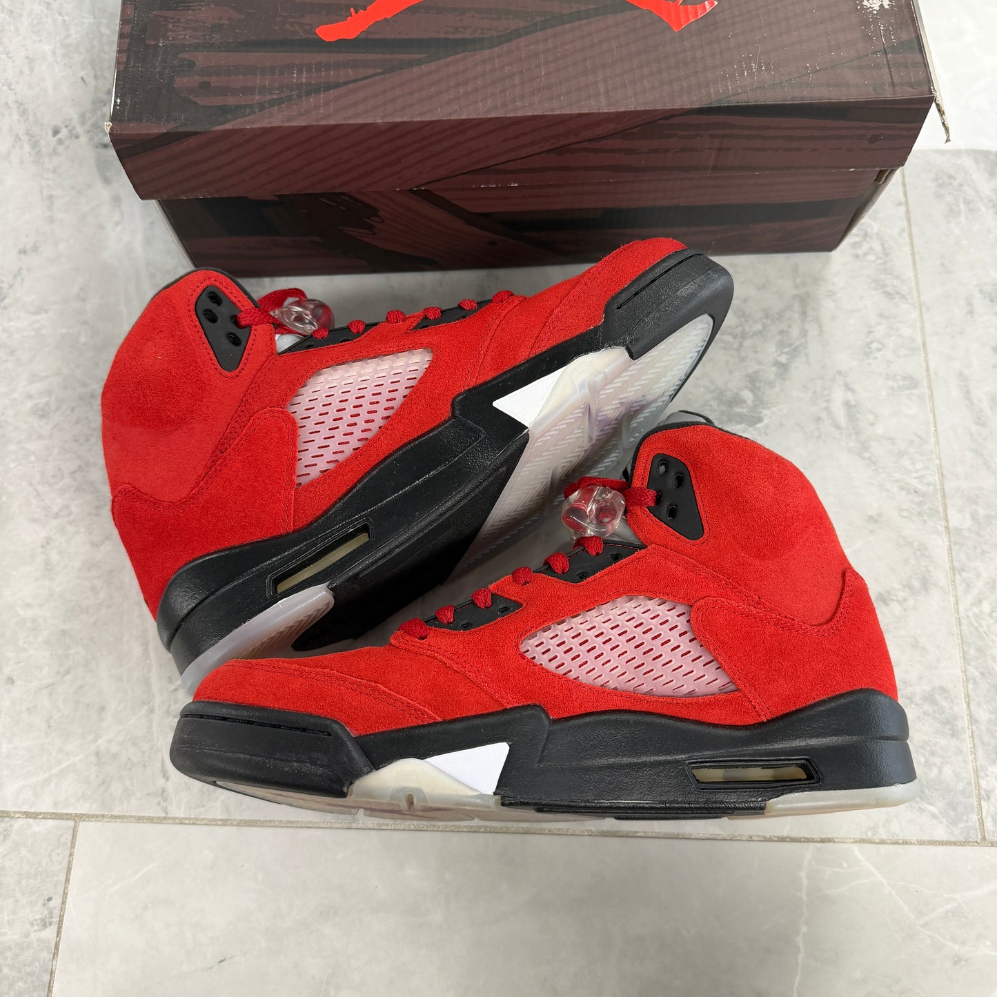 Jordan 5 Retro Raging Bull Red (2021)(Used)