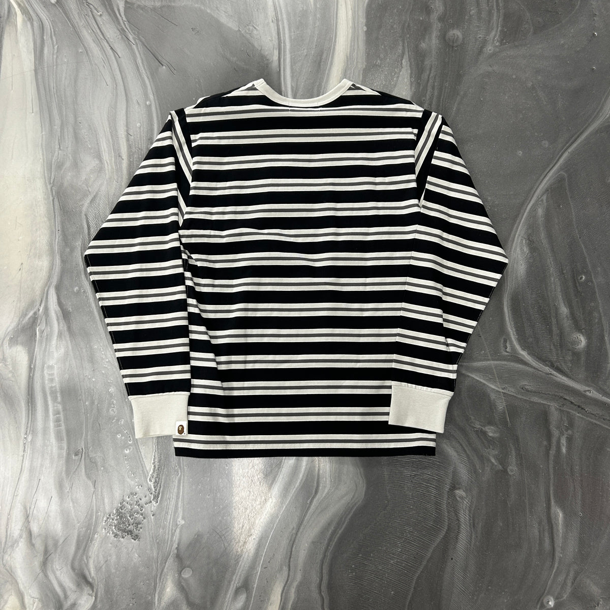 BAPE Patched Hoop L/S Tee
Black