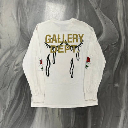 Gallery Dept. Puzzle Heart Longsleeve Tee White (BLACK FRIDAY)