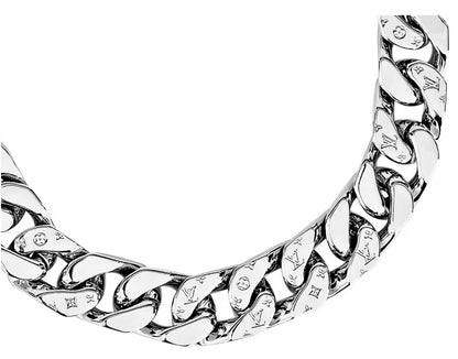 Louis Vuitton Necklace Chain Links Silver