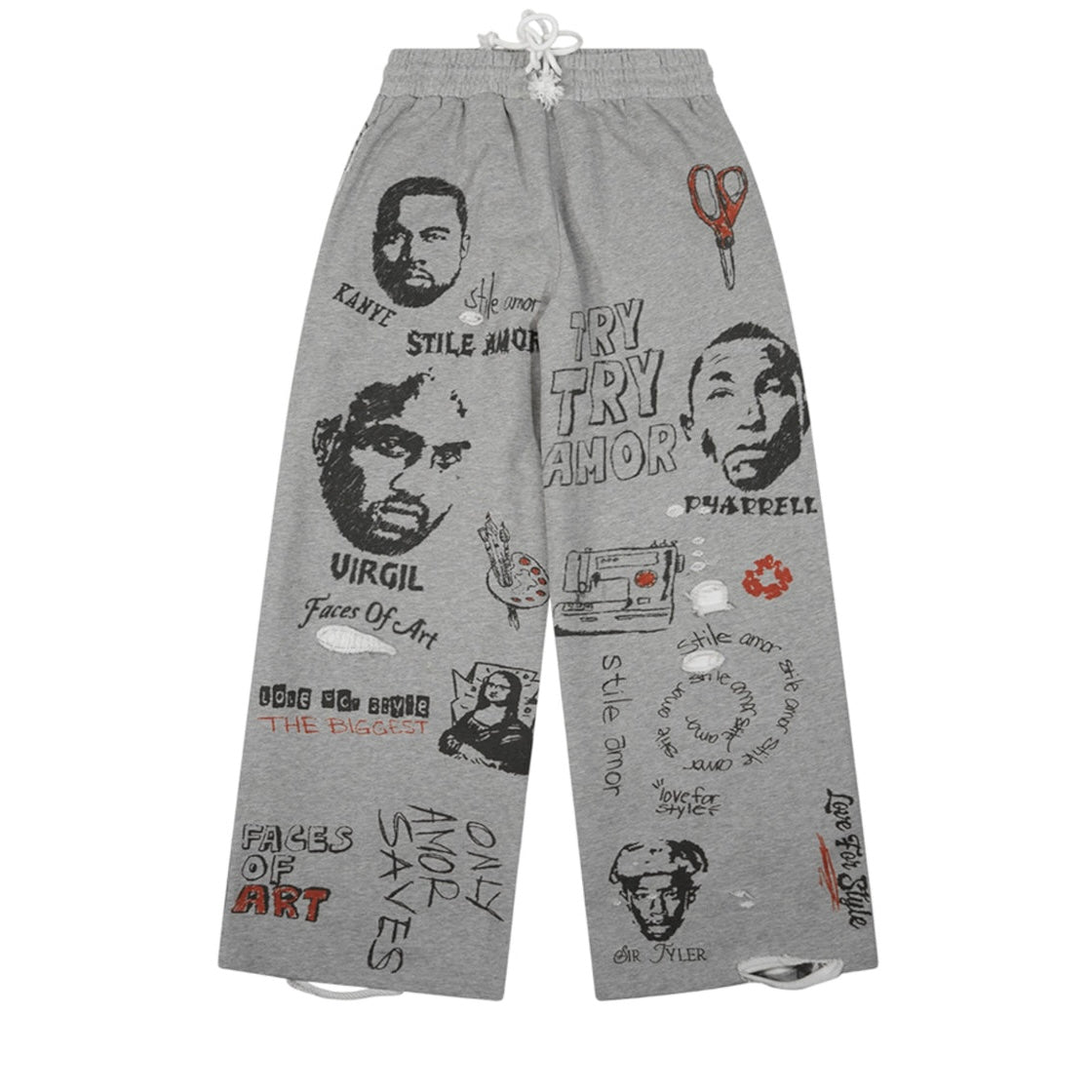 STILE DE AMOR GRAFFITI DI STORIA PANTS