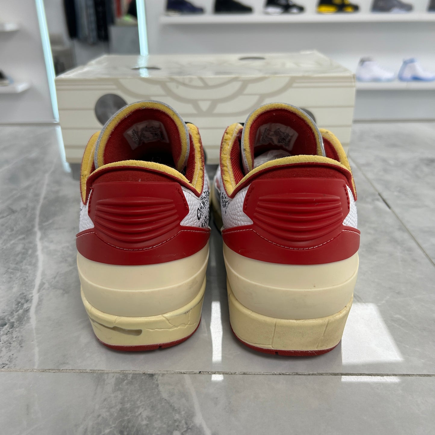 Jordan 2 Retro Low Off-White Red (USED)