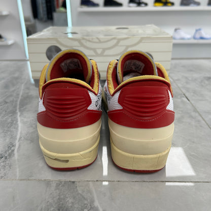 Jordan 2 Retro Low Off-White Red (USED)