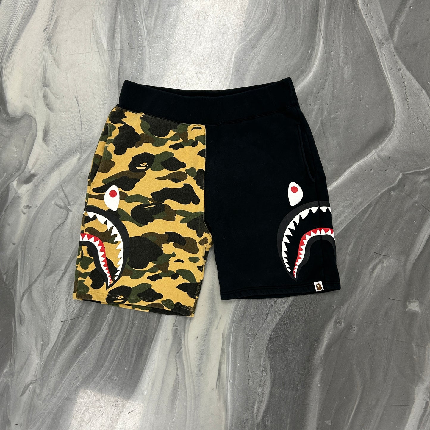 BAPE 1st Camo Side Shark Sweatshort