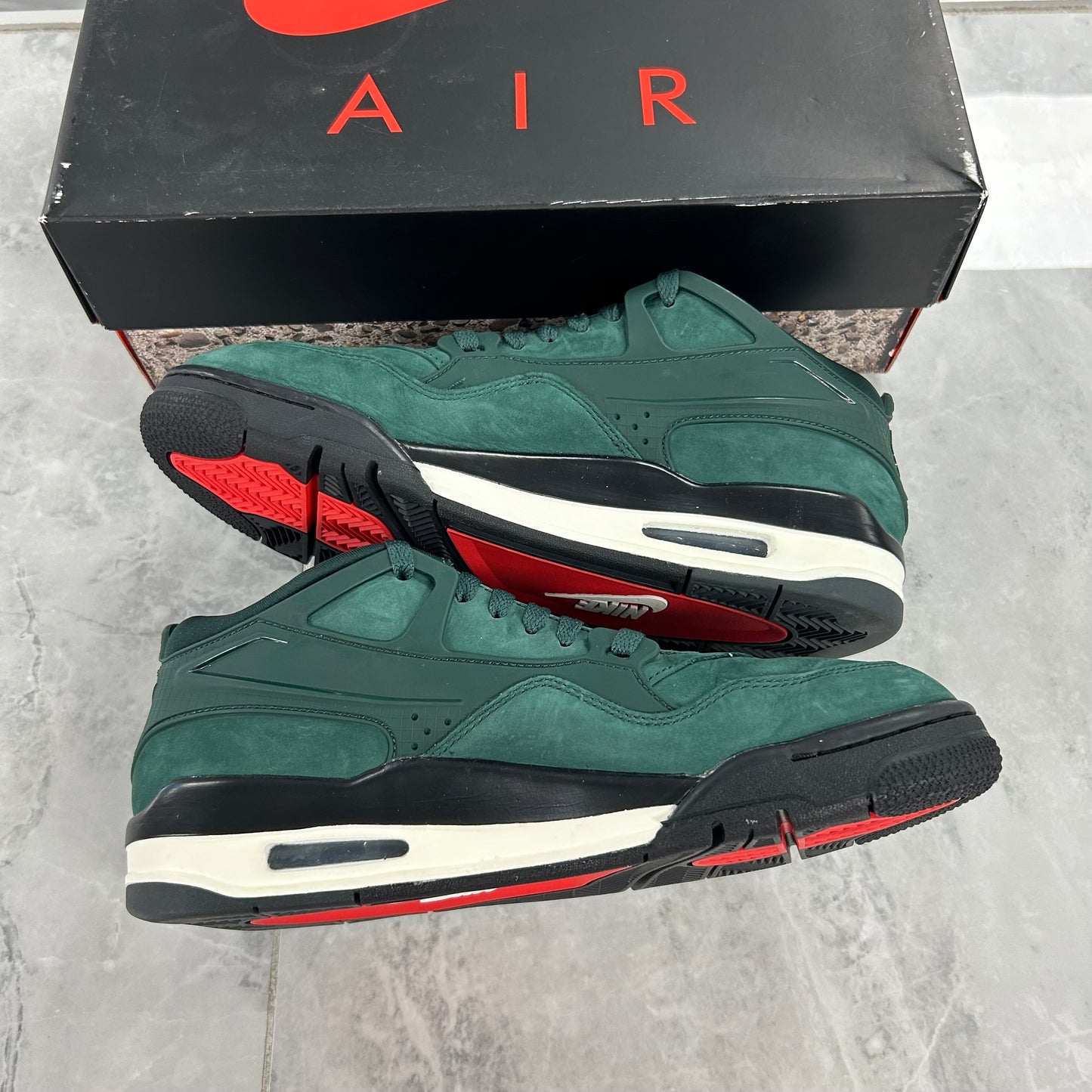 Jordan 4 RM SP Nigel Sylvester Grandma's Driveway Fence Green(USED)